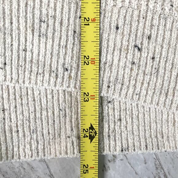 Ruby Moon V-neck soft sweater light cream Large - Picture 5 of 10